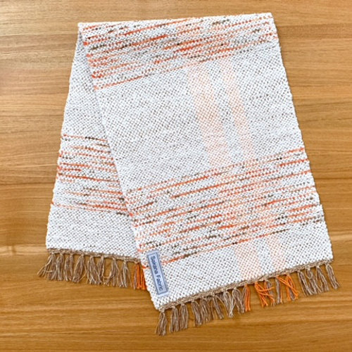 さき織 テーブルセンター6枚セット ハンドメイド