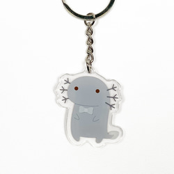 ぬいぐるみ　ウーパールーパー　グレー　キーホルダー 51qHKj8ex9L._AC_UF350,