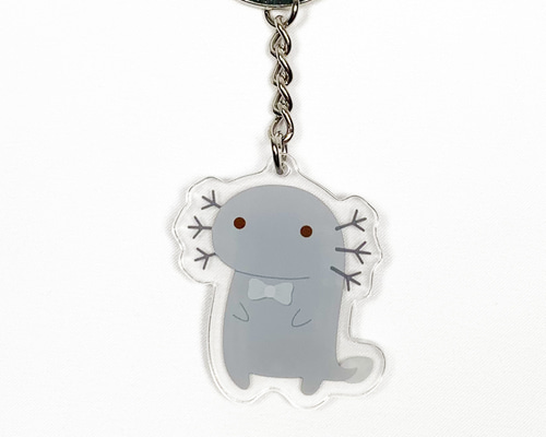 ぬいぐるみ　ウーパールーパー　グレー　キーホルダー Aキーホルダー:ウーパールーパー×グレー キーホルダー GRÜNY 通販