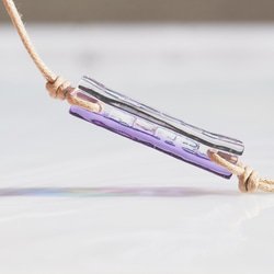 【１点物】色が変わるガラス『マジック』ブレスレット/アンクレット【紐の色選べます】≪送料無料≫ 3枚目の画像