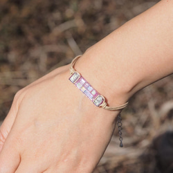 【１点物】色が変わるガラス『マジック』ブレスレット/アンクレット【紐の色選べます】≪送料無料≫ 8枚目の画像