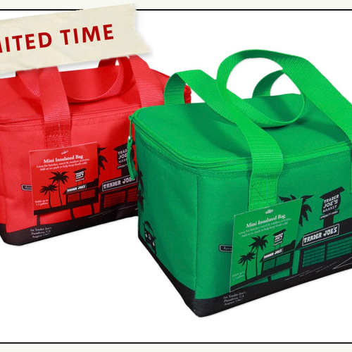 2色セット!!Trader Joe's トレジョミニサイズ保冷バック 新品 2色セット!!Trader Joe's トレジョミニサイズ保冷バック 新品