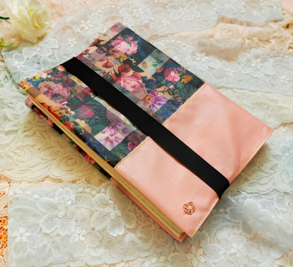 ハンドメイド】ブックカバー リバティ ハンドメイド】ブックカバー