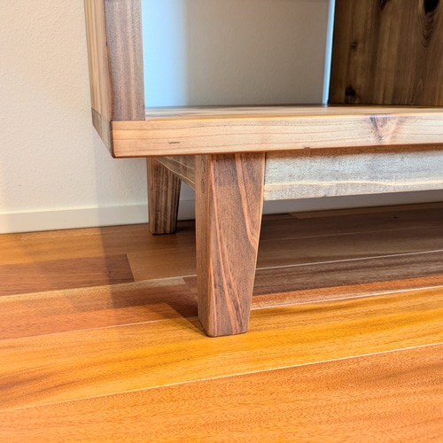 japanese cedar openshelf（脚付）】サイズオーダー可能 収納棚