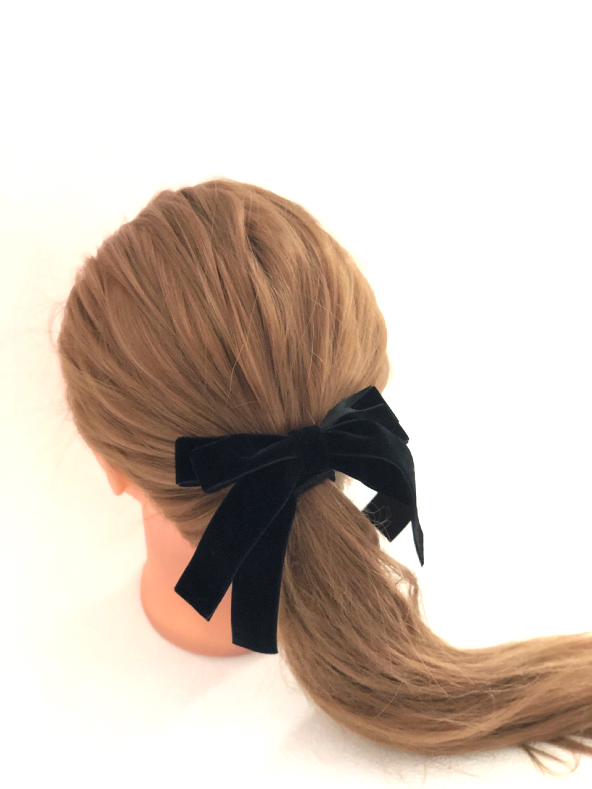 親子お揃い♡simple トリプルリボンのヘアゴム　普段使い・フォーマル