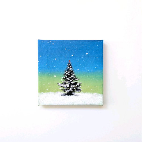 ⛄原画『あなたの願いが叶いますように』クリスマス ツリー 冬