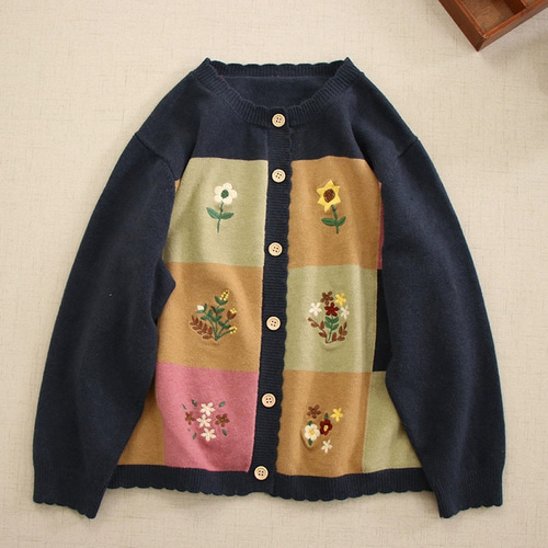 セール】花刺繍ニットカーディガン（ニット/セーター）｜FREAK'S