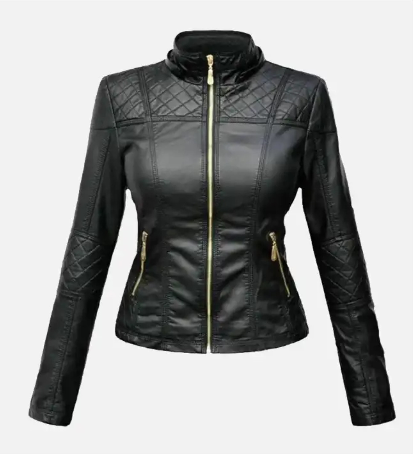 羊革ゴールデンファスナースリムフィットジャケット Golden Fastener Slim Fit Jacket