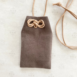 お守り袋 ミニサイズ 首かけタイプ♡ふんわり裏地付き 送料無料 ポーチ