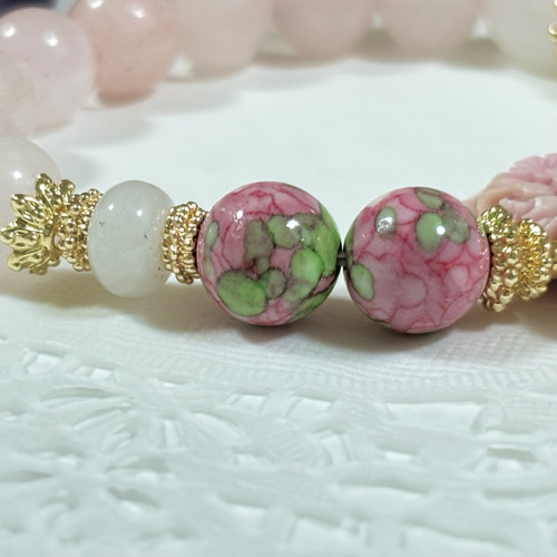 塩源瑪瑙 蝶々 デザインブレスレット】‪‪❤︎‬送料無料‪‪❤︎‬天然石‬‬