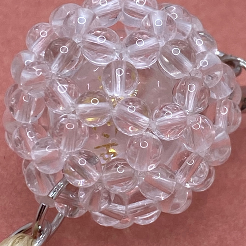フラーレンクリエーター作ビーズストラップビーズ製品