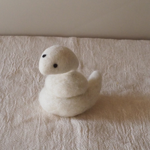 羊毛フェルト 蛇 白蛇 干支 マスコット 正月飾り 縁起物 鏡餅