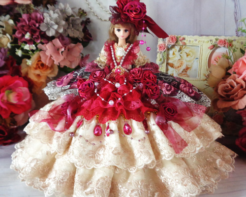 マリーアントワネット王妃 幻の優美なゴージャスボリュームフリル