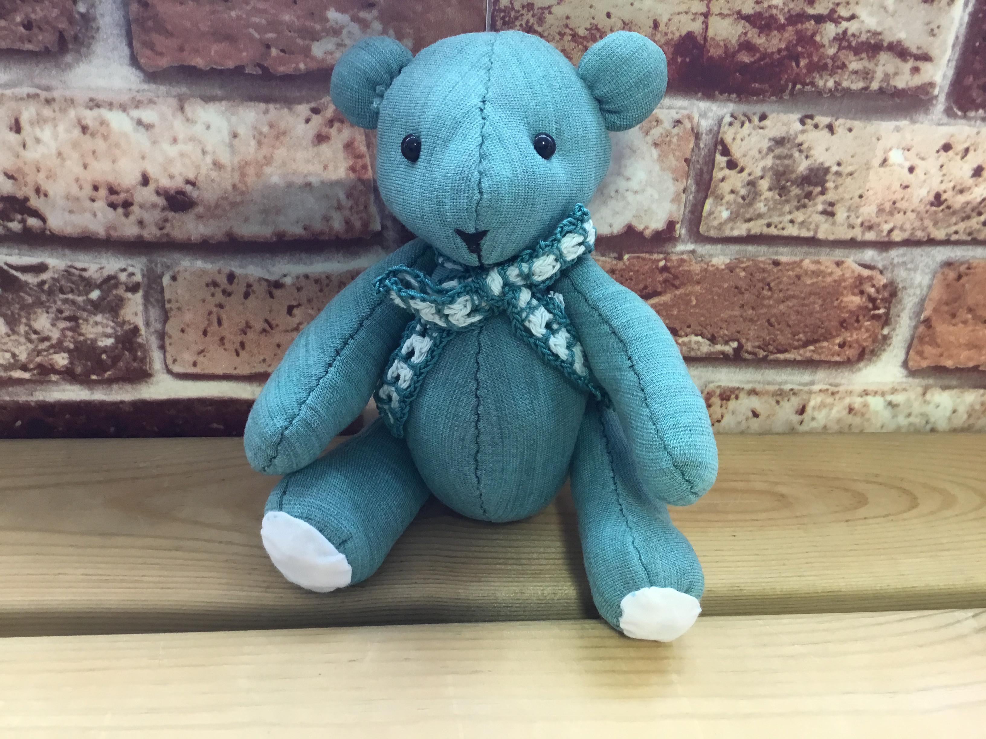 ヴィンテージライクテディベア モスグリーン 海外作家様 ハンドメイド ぬいぐるみ ヴィンテージライクテディベア モスグリーン 海外作家様
