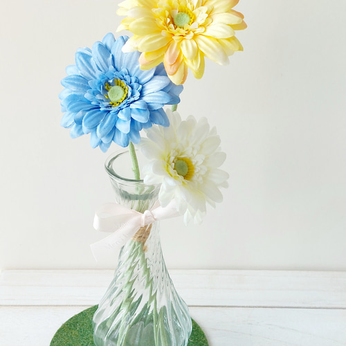 光触媒】ガーベラの花瓶挿し アートフラワー ビーマイン 通販 18387830