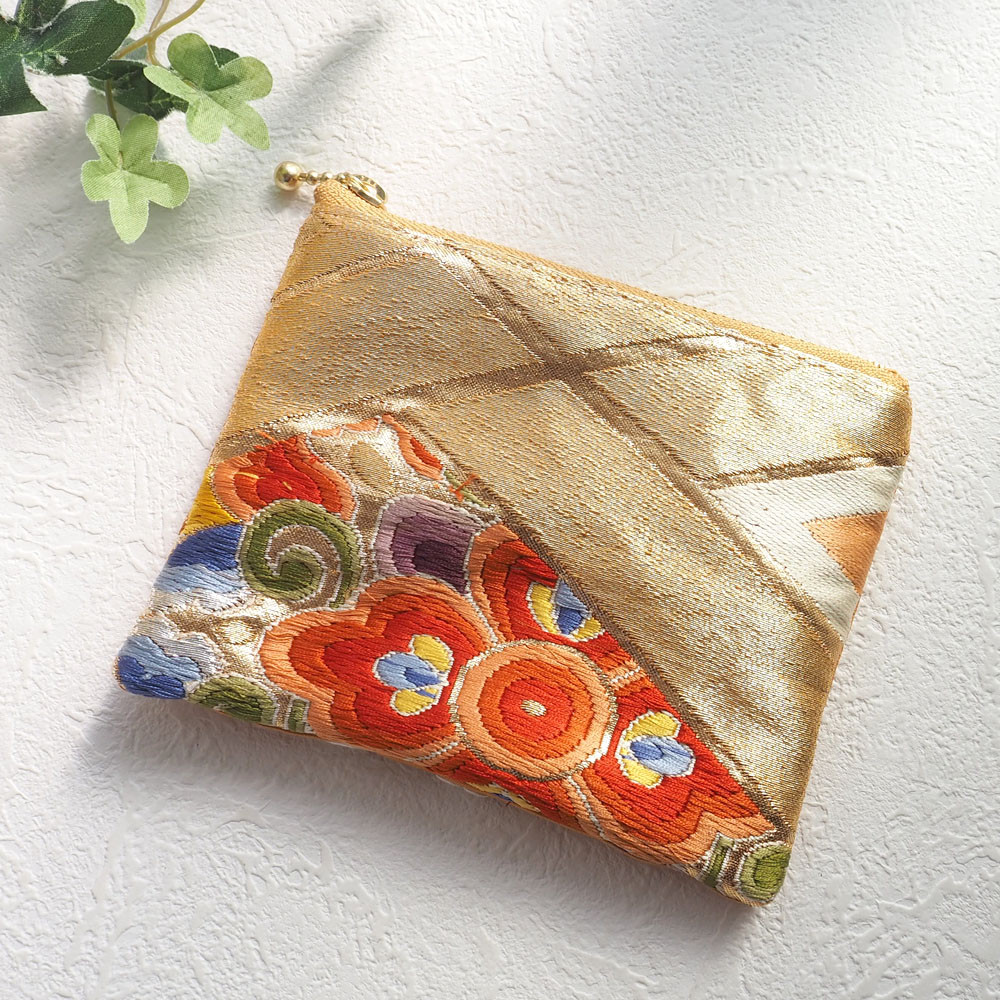 【専用】着物帯リメイク　ミニポーチ 25個セット（22） 西陣織】着物帯リメイク✧*ミニポーチ（縁起もの/一点物/京都