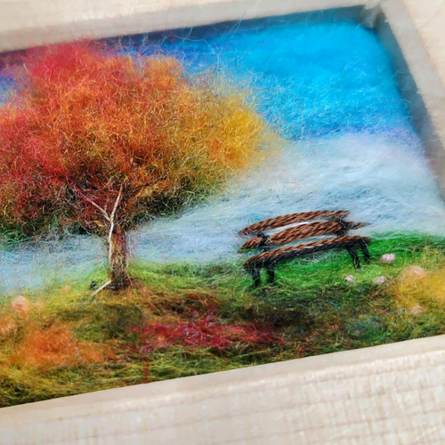 羊毛フェルト　シンシン&リーリーのリアルフレーム 羊毛フェルト シンシン&リーリーのリアルフレーム 羊毛フェルト