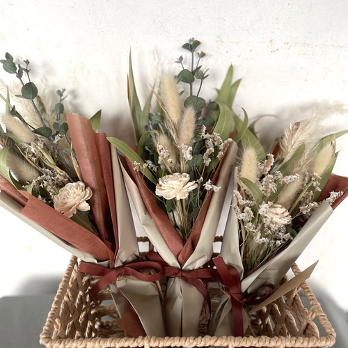 秋 ミニ スワッグ ギフト ソラローズ プレゼント ドライフラワー