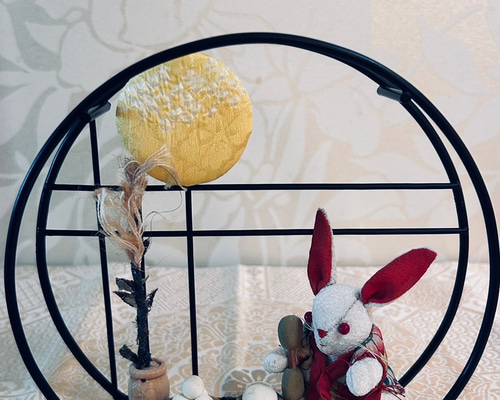 G月見うさぎ 餅つきうさぎ ぬいぐるみ 美規 通販 18388033