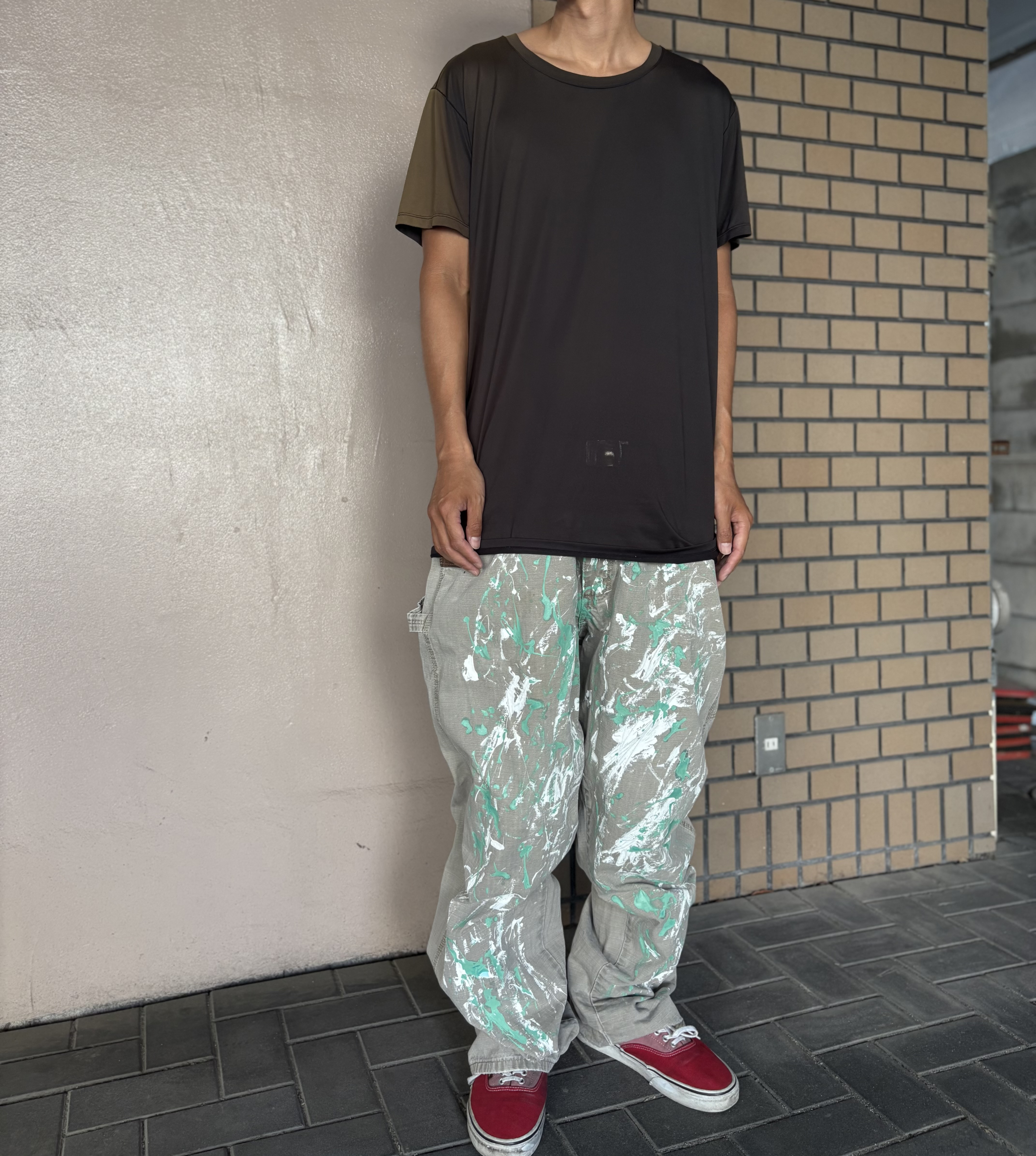 ラグリメイクパンツ フリンジ リメイク 古着 パンツ 新作リメイクパンツ入荷】 ・remake 