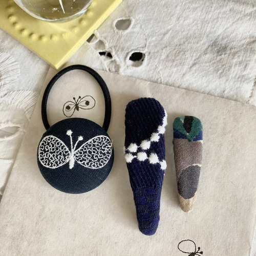 ∞ミナペルホネン∞ヘアゴムNo.581