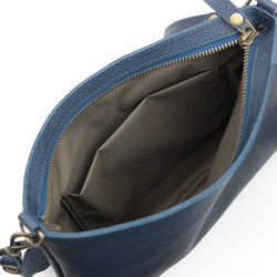 【姫路レザー】レザーサコッシュ 中サイズ ショルダーバッグ  本革  全3色 NC3420S 9枚目の画像