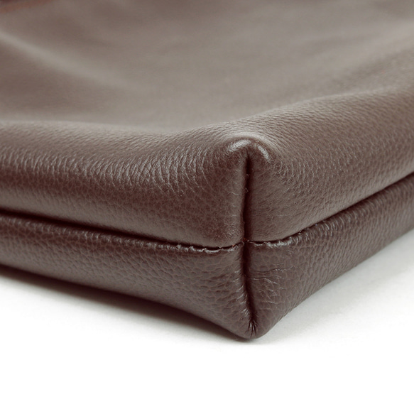 【姫路レザー】レザーサコッシュ 中サイズ ショルダーバッグ  本革  全3色 NC3420S 13枚目の画像