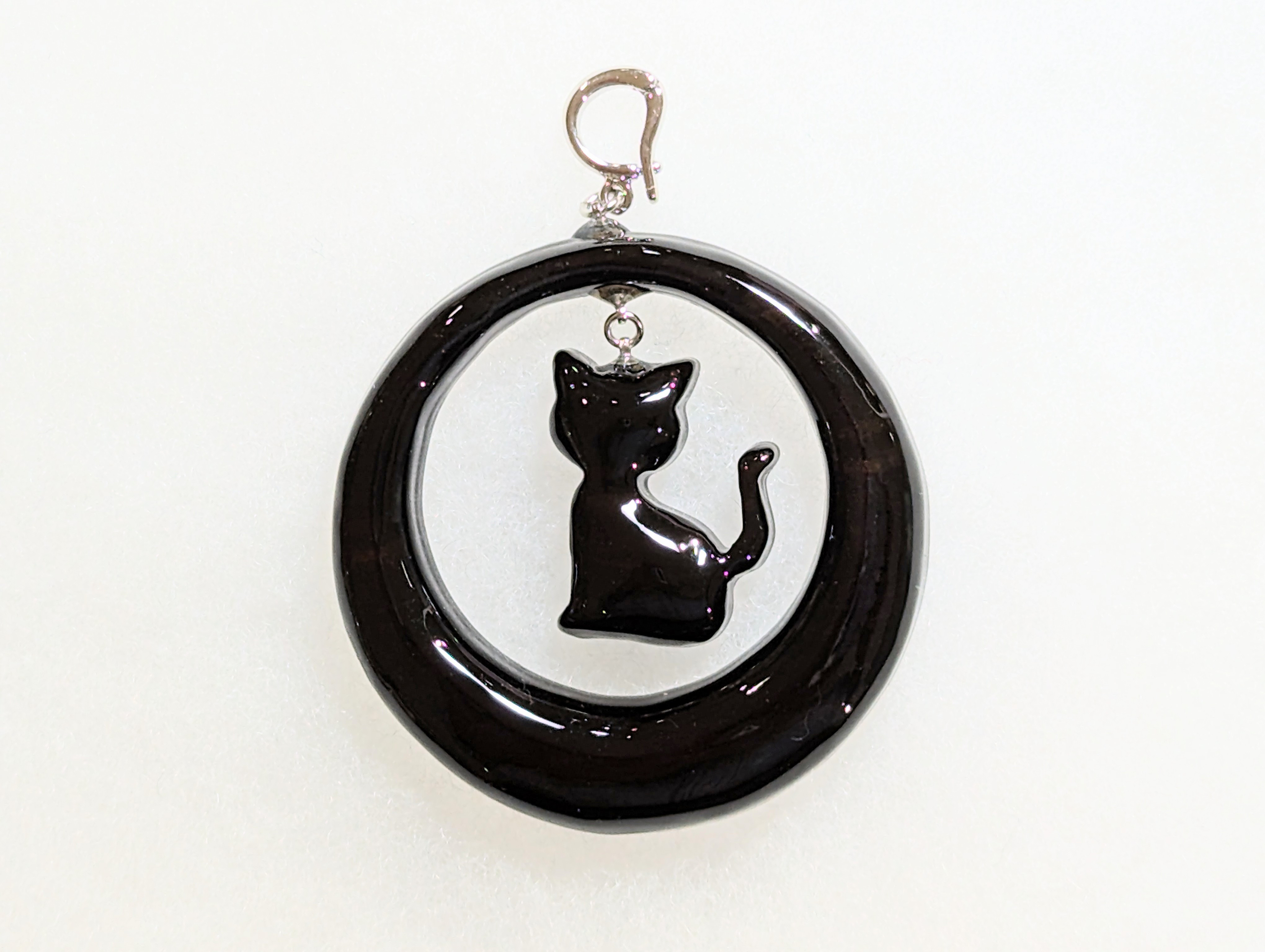 木製　ペンダントトップ　（　ねこ　） 5,005円