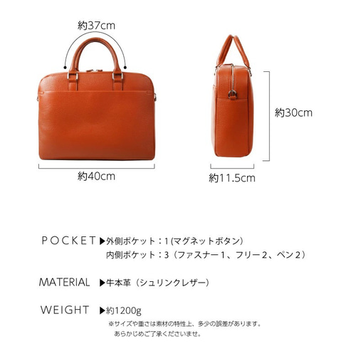 MURA大容量12L ダブルジッパーシュリンクレザー ビジネス ブリーフケース MURA ブリーフケース ビジネスバッグ メンズ 大容量12L 本革