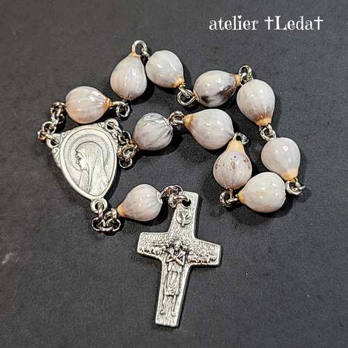 ☆ヨブの涙 ミニロザリオ☆ Job's Tears Rosary その他