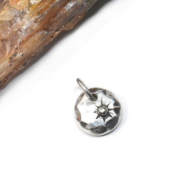シルバー 太陽モチーフ ネックレス 一点物 No-01 ペンダントトップ