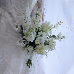 お正月 しめ縄リース (クリーム色)ピンポンマム ns624 アーティ