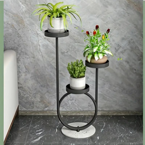 大理石ヨーロッパ調プランタースタンド ヨーロッパ ゴールド ロココ調