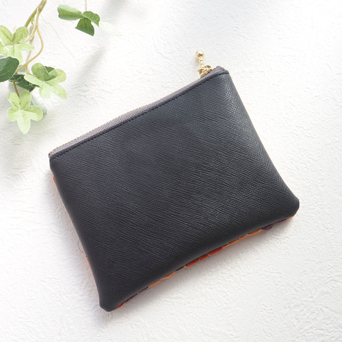 着物リメイク　ミニポーチ Fan Shaped Pouch/扇形ミニポーチ / 着物リメイク | KIMONO