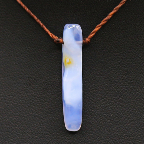 ブルーカルセドニー ビーズ トップ beads325 ブルーカルセドニー ビーズ トップ beads325 ネックレス・ペンダント