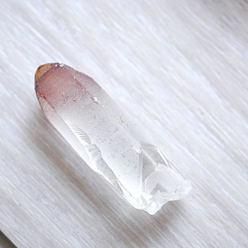 レピドクロサイト IN クォーツ 水晶 天然石 ポイント 1本 43.5mm 原石