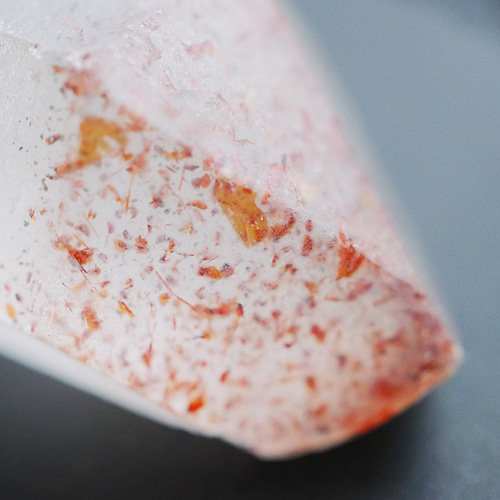 レピドクロサイト IN クォーツ 水晶 天然石 ポイント 1本 43.5mm 原石