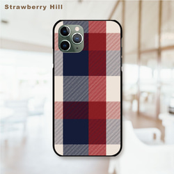 チェック スマホケース グーグルピクセル アクオス アローズ  あいふぉん スマホカバー 樹脂 1枚目の画像