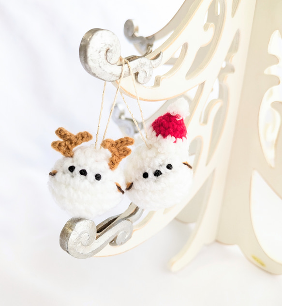 クリスマスツリー☆シマエナガ&ミニ付き f5b8e5aabb88502b2e59c24d182f1c