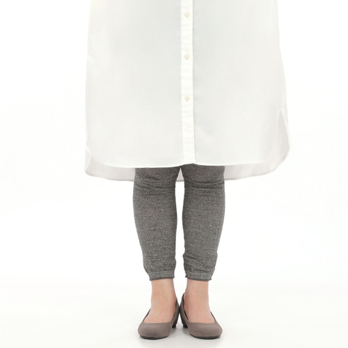 新着オーガニックコットンとシルクのふんわりゆったりレギンス