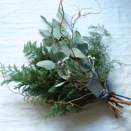 クリスマス2025 クリスマス スワッグ フレッシュグリーン スワッグ