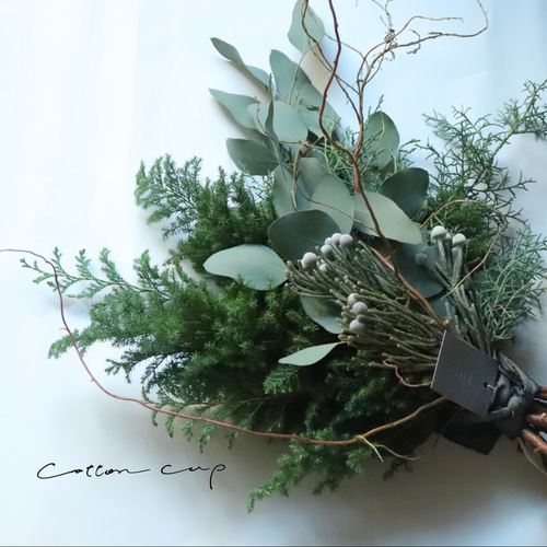 クリスマス2025 クリスマス スワッグ フレッシュグリーン スワッグ