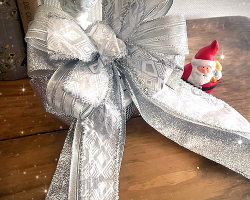 クリスマス クリスマスリボン ツリートップリボン クリスマスツリー