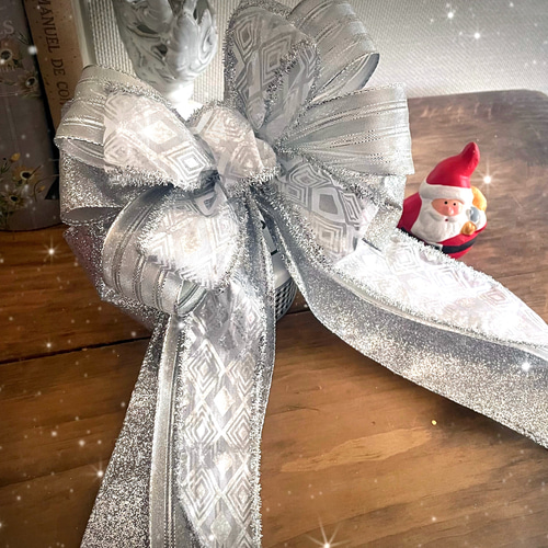 クリスマス クリスマスリボン ツリートップリボン クリスマスツリー