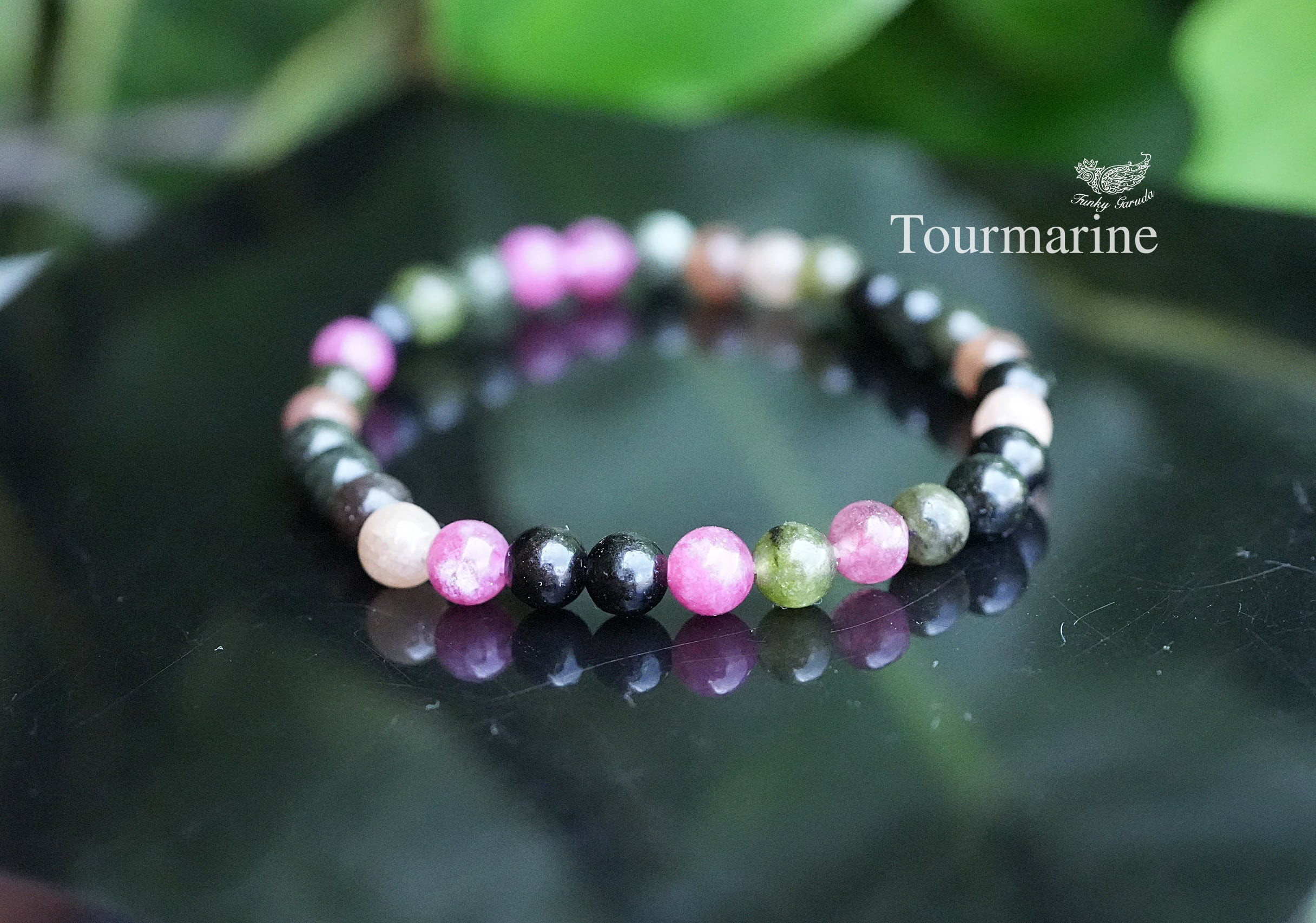 クール カラフル★トルマリン★ブレスレット 1719