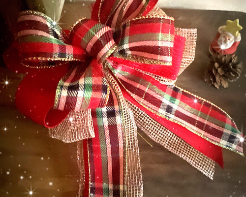 再入荷！ クリスマス クリスマスリボン ツリートップ クリスマスツリー