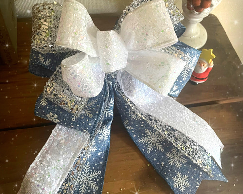 ラスト1 クリスマス クリスマスリボン ツリートップ クリスマスツリー