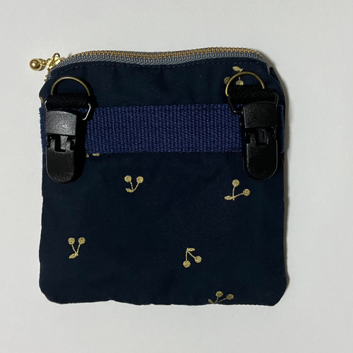 移動ポケット☆オーダー☆フリル☆フタなし☆ファスナー☆ショルダー☆ハンドメイド 移動ポケット☆オーダー☆フリル☆フタなし☆ファスナー☆ショルダー