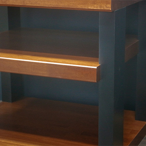 特厚45 木製（無垢材）オーディオラック2色タイプ1R3 注文後製作