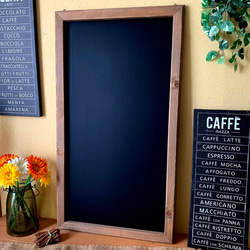 82×65【大きなサイズの木製黒板】アンティーク/カフェ/メニュー/黒板 82×65【大きなサイズの木製黒板】アンティーク/カフェ/メニュー